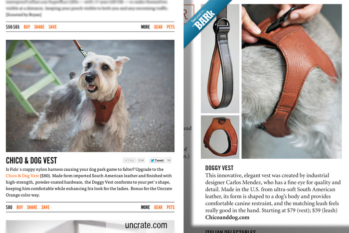 Great reviews from Uncrate.com and The Bark magazine :)