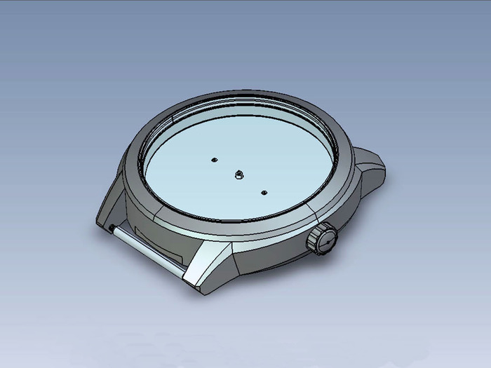 CAD Drawing of TRIARROWS Watch Case