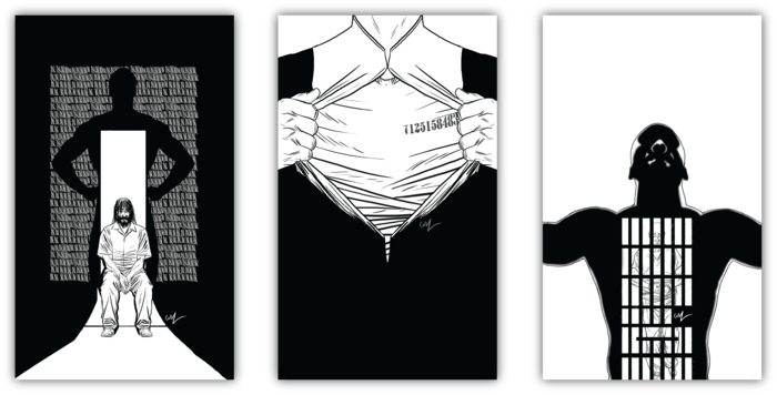 Solitary Line Art Card Set