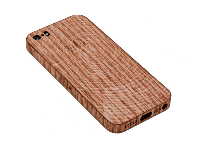 Laser-Etched Red Oak