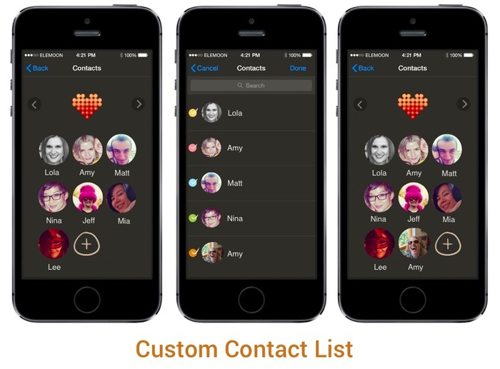 elemoon app design