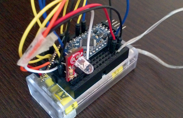 We tried a quick prototype with Arduino to make sure it works
