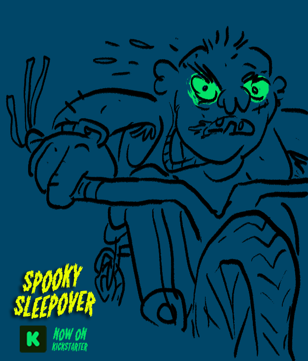 Who is this creep? Find out in Ghost Bike! The 2nd story in Spooky Sleepover!