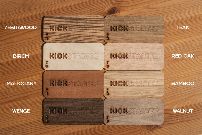 Wood Varieties w/Etching