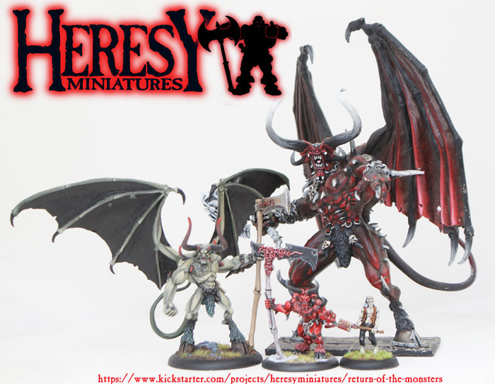 This shot gives you an idea of the relative sizes of the big Demons