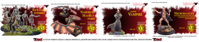 To save scrolling I have montaged various Minion Class rewards into groups, click for a bigger look!