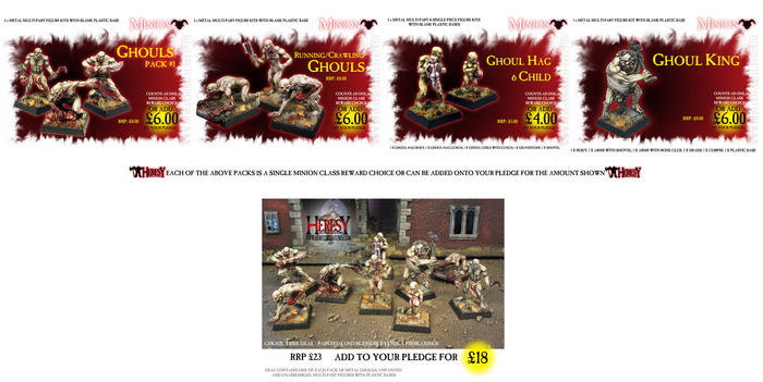 To save scrolling I have montaged various Minion Class rewards into groups, click for a bigger look at the Ghouls!