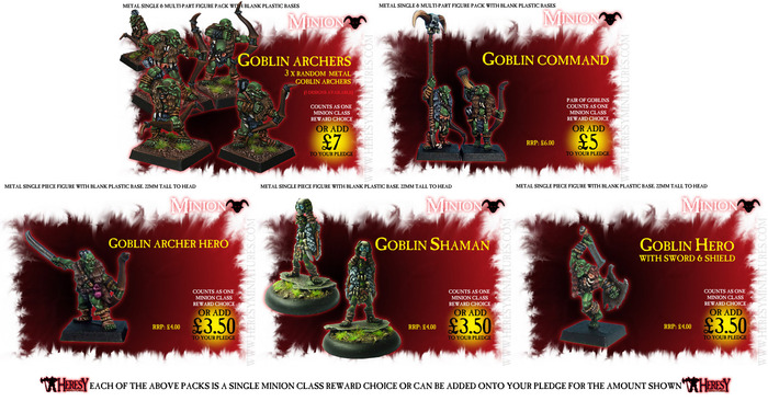 To save scrolling I have montaged various Minion Class rewards into groups, click for a bigger look at the Goblins!