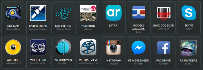 Some of the currently Available Apps on the ORA