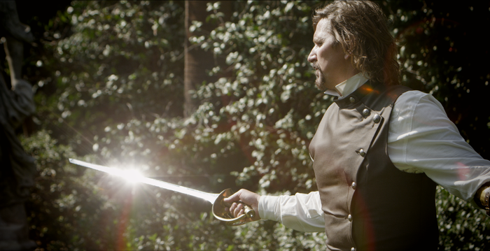 Lord Grey preparing to duel