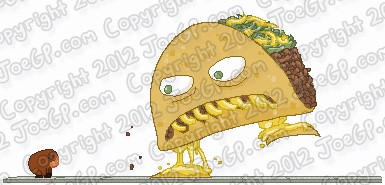 An example of a fully animated boss character.