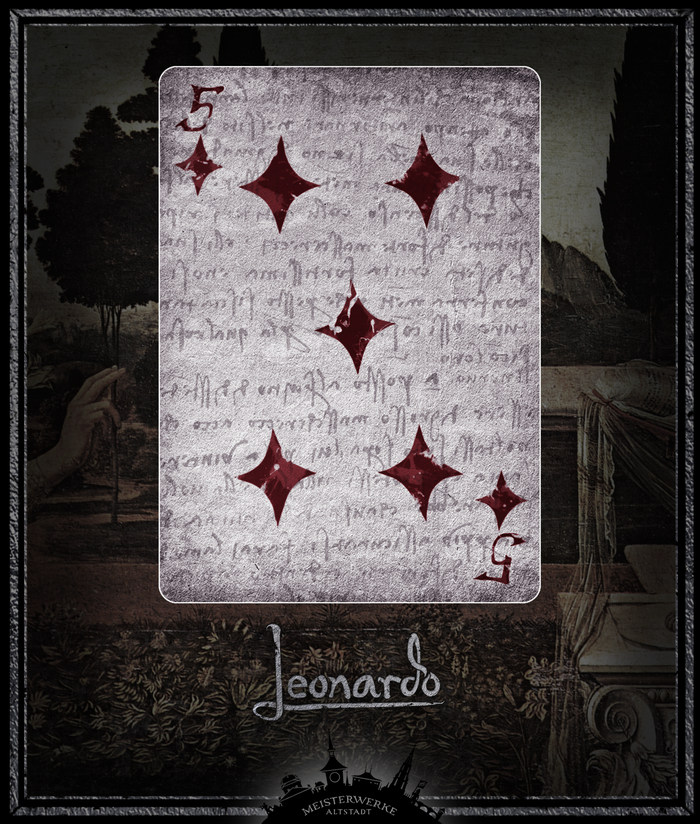 Leonardo Edition Silver | Five of Diamonds