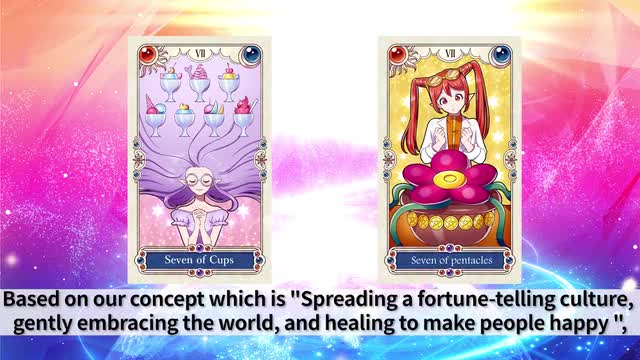 JAPANESE ANIME TAROT DECK japanese tarot card 日本のタロットカード