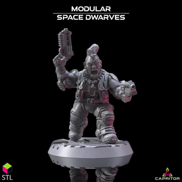 Modular Space Dwarves: Over 100 Parts Endless Possibilities