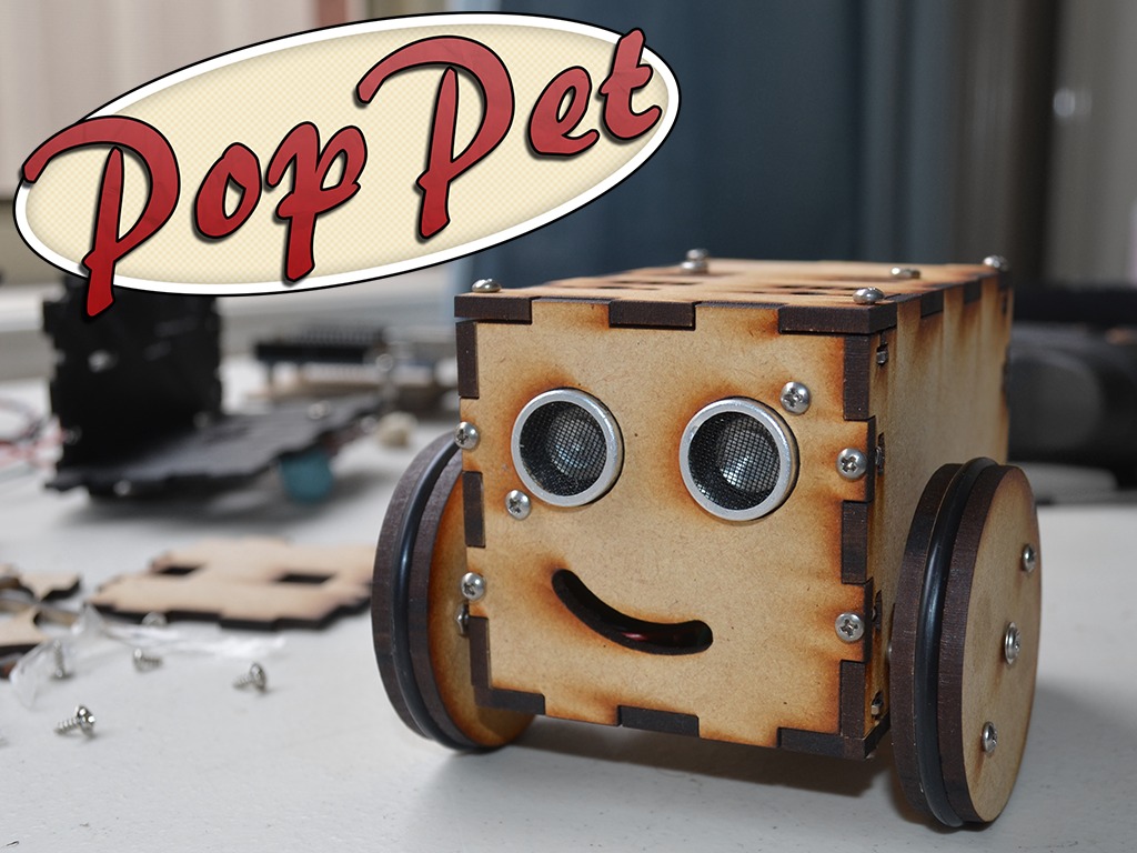 PopPet: DIY, Arduino Compatible, Open Hardware, Robot Kit's video poster