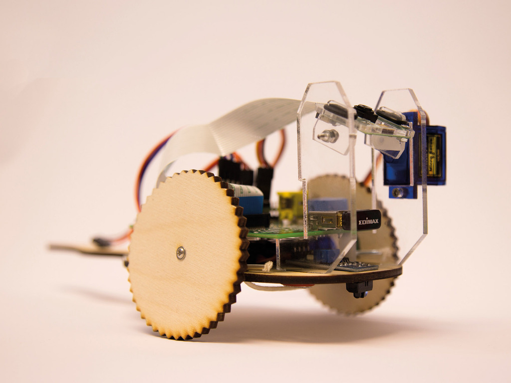 TiddlyBot fun and simple Raspberry Pi Robot's video poster