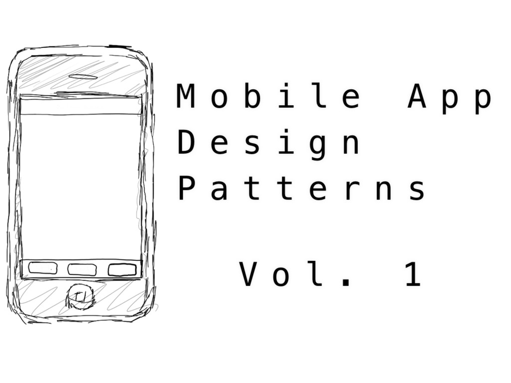 Mobile App Design Patterns, Vol. 1's video poster
