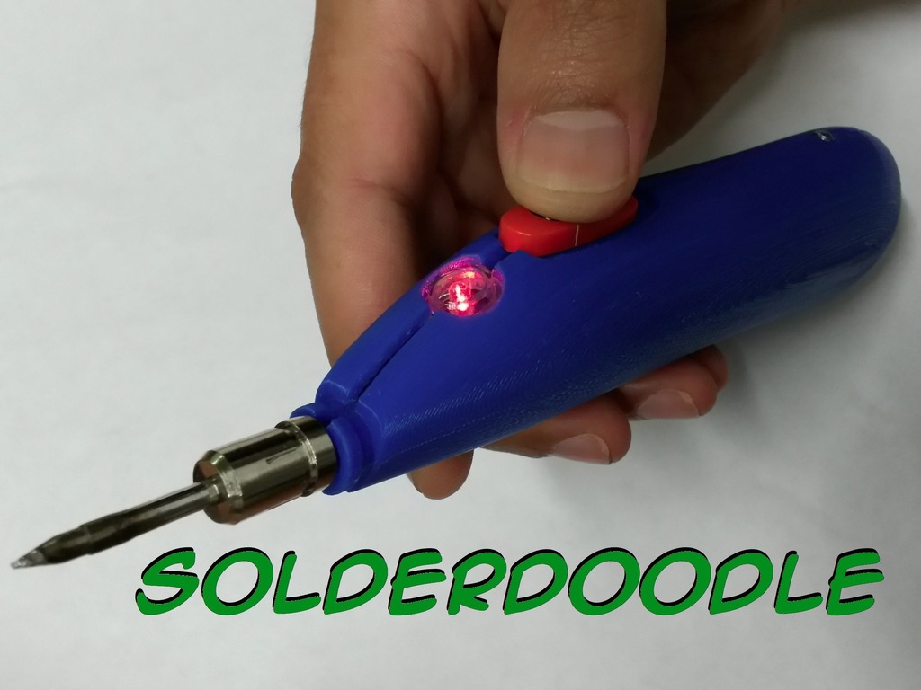 Solderdoodle: Open Source USB Rechargeable Soldering Iron's video poster