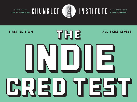 The Indie Cred Test (Presented by Chunklet Magazine)'s video poster