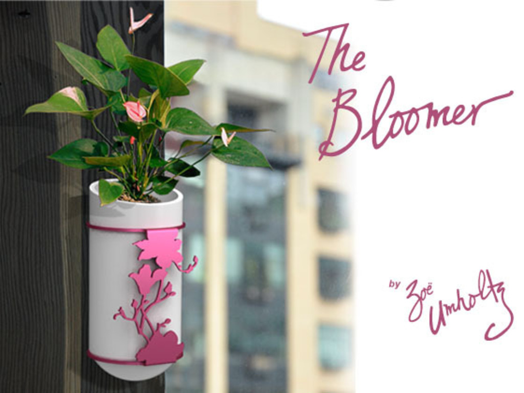 The Bloomer - a modern wall mounted planter/vase.'s video poster