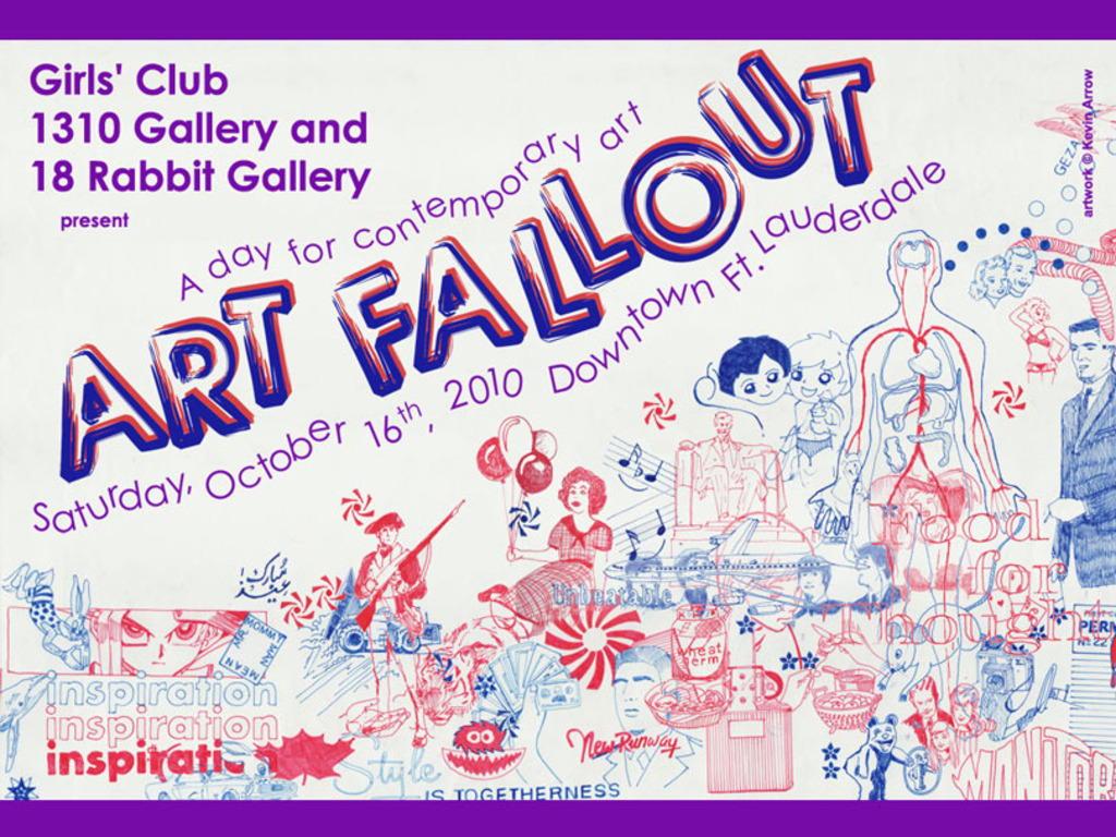 Art Fallout 2010: A Day for Contemporary Art in downtown Fort Lauderdale's video poster