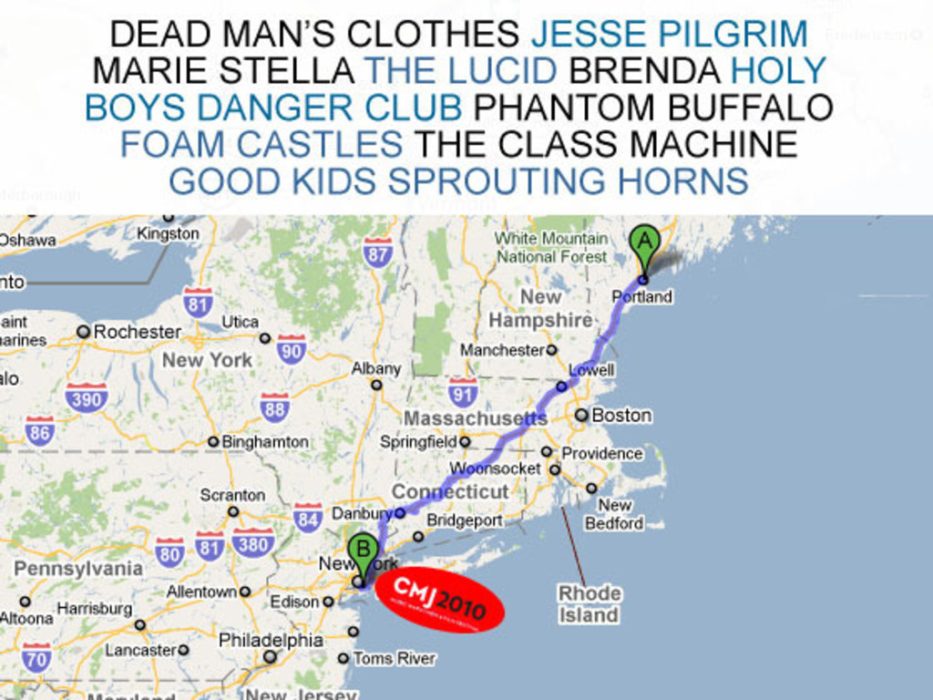 Maine Takes New York - Send Our Musicians to CMJ's video poster