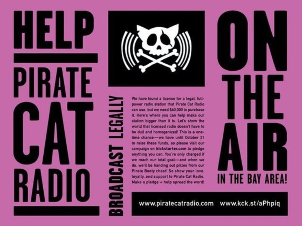 4 hours left: Bring PIrate Cat Radio Back to Your FM Dial!!'s video poster