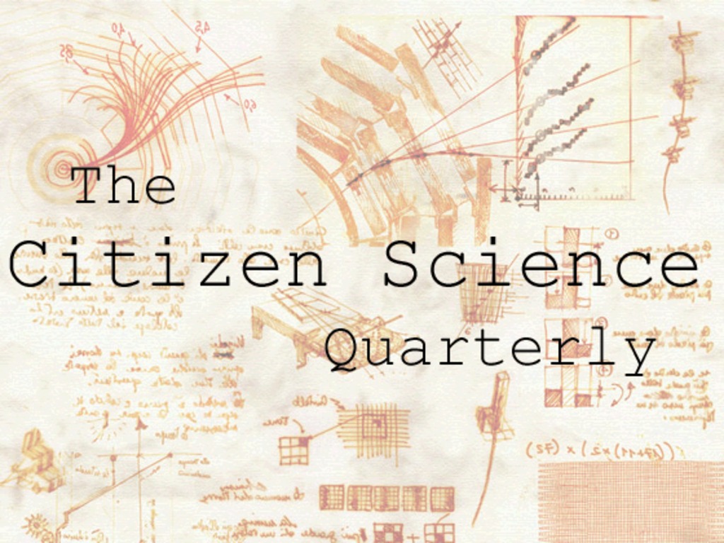 The Citizen Science Quarterly's video poster