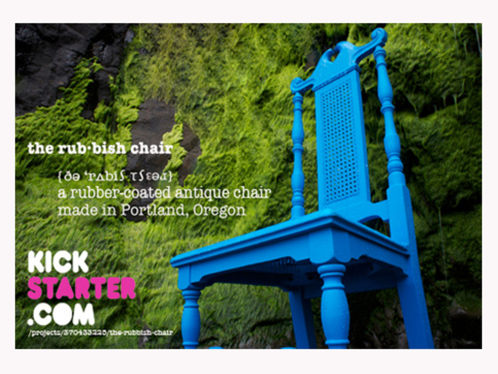 the rubbish chair's video poster
