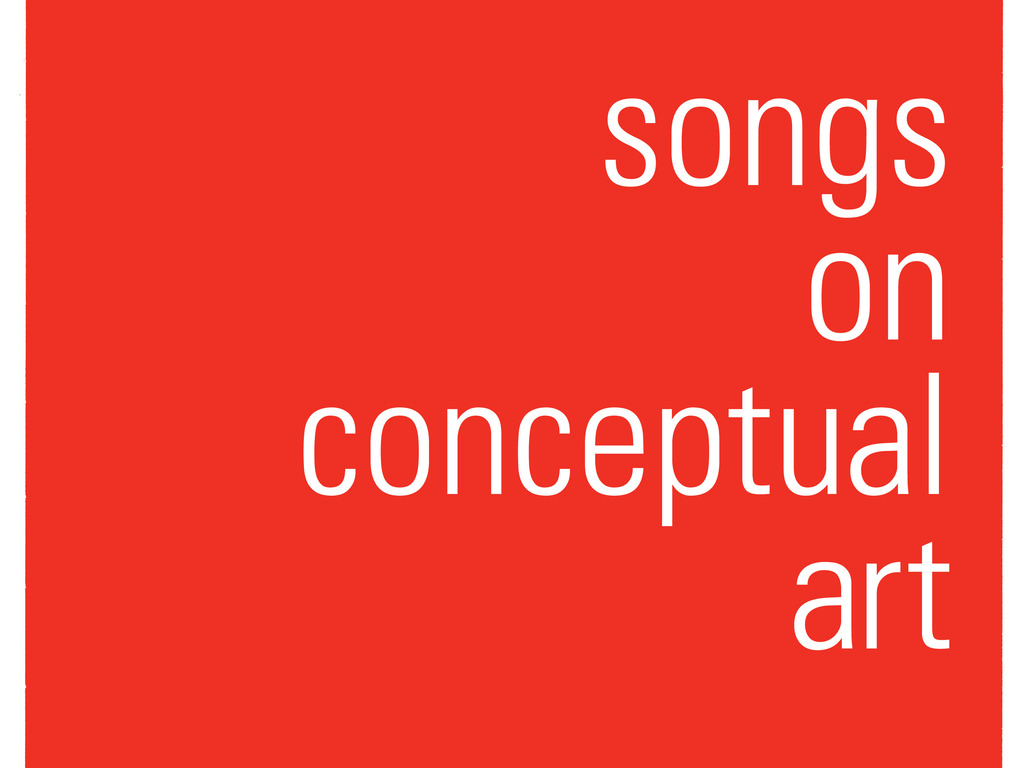Songs on Conceptual Art's video poster