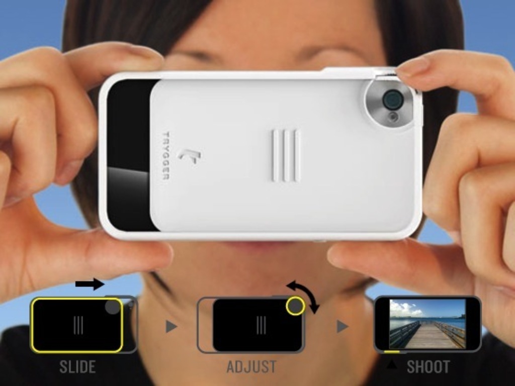 Trygger Camera Case: iPhone 4/4S Polarizing Filter Case's video poster