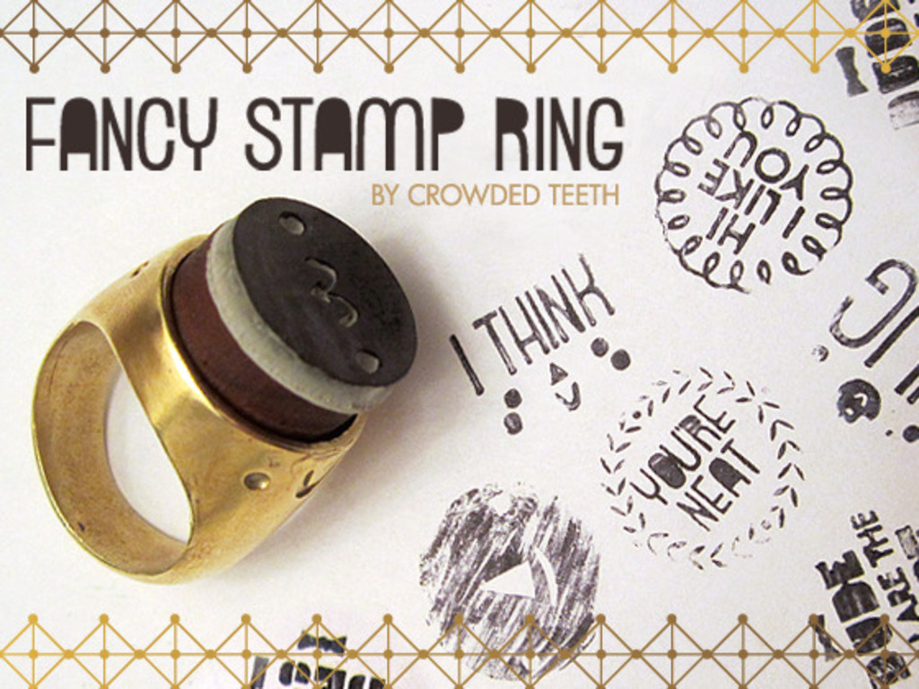 Crowded Teeth Fancy Stamp Ring's video poster