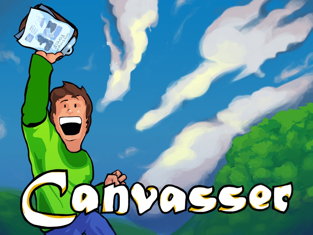 Canvasser's video poster