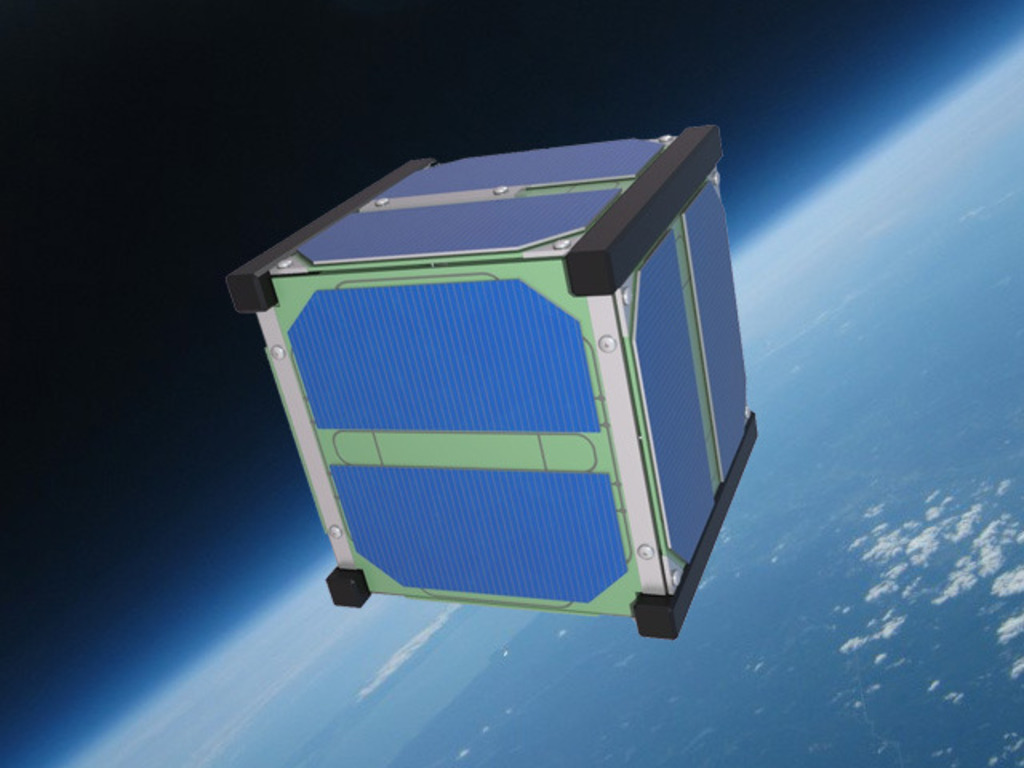 SkyCube: The First Satellite Launched by You!'s video poster