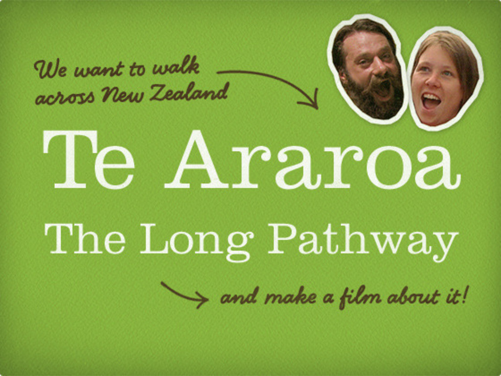 Film about walking 1800 miles across New Zealand's video poster