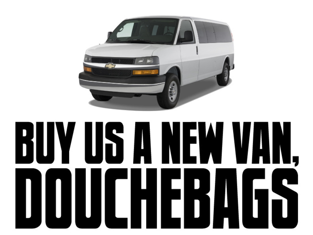 Buy Us A New Van, Douchebags's video poster