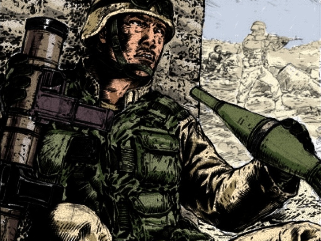 "No Enemy, But Peace" graphic novel's video poster
