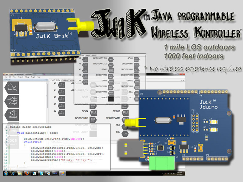 JwiK Brik™ - Java Wireless Kontroller's video poster