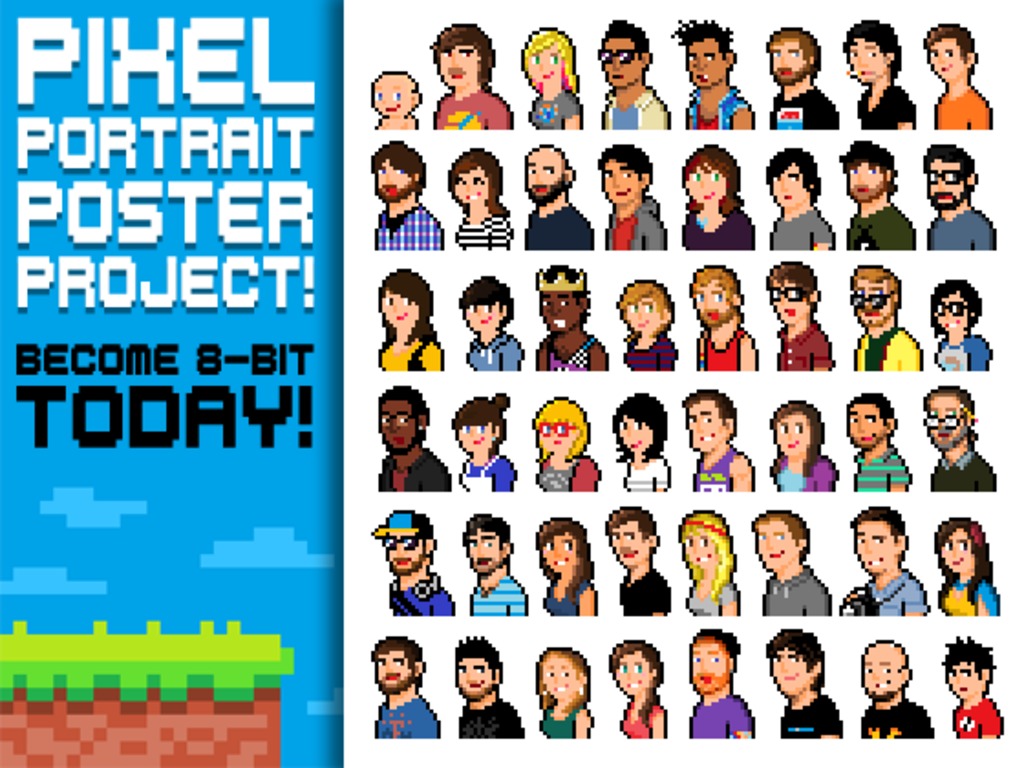 Pixel Portrait Poster Project!'s video poster