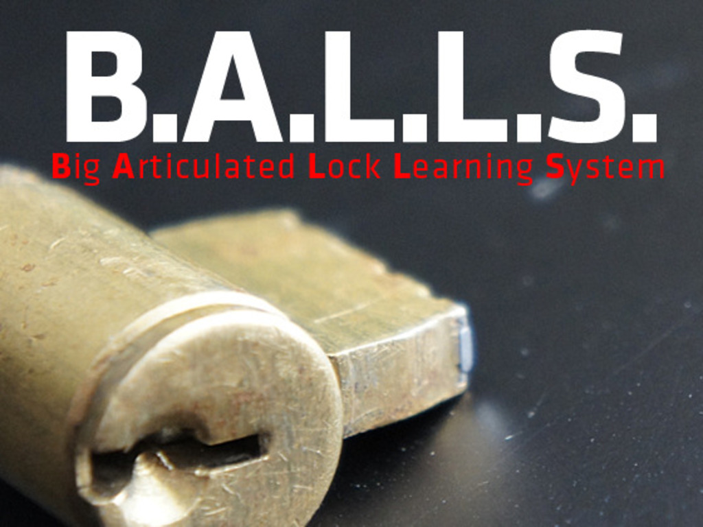 B.A.L.L.S. — Big Articulated Lock Learning System's video poster