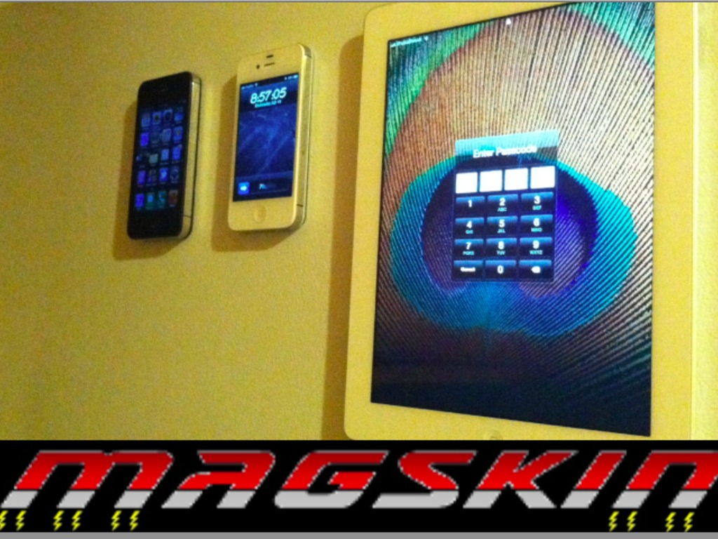 MagSkin: Magnetic skin for iPad, iPhone 4/4S & iPhone 5's video poster