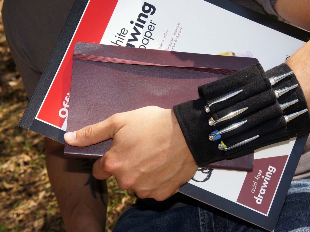 The Arm-Adillo Pencil Case for Artists's video poster