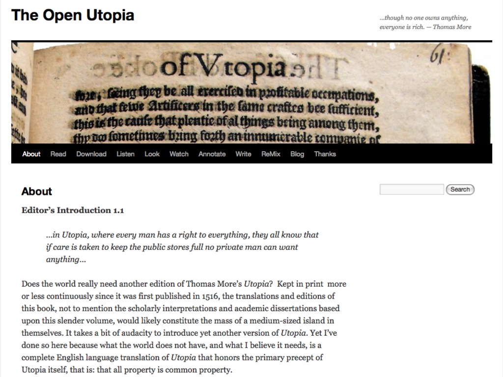 The Open Utopia: A New Kind of Old Book's video poster