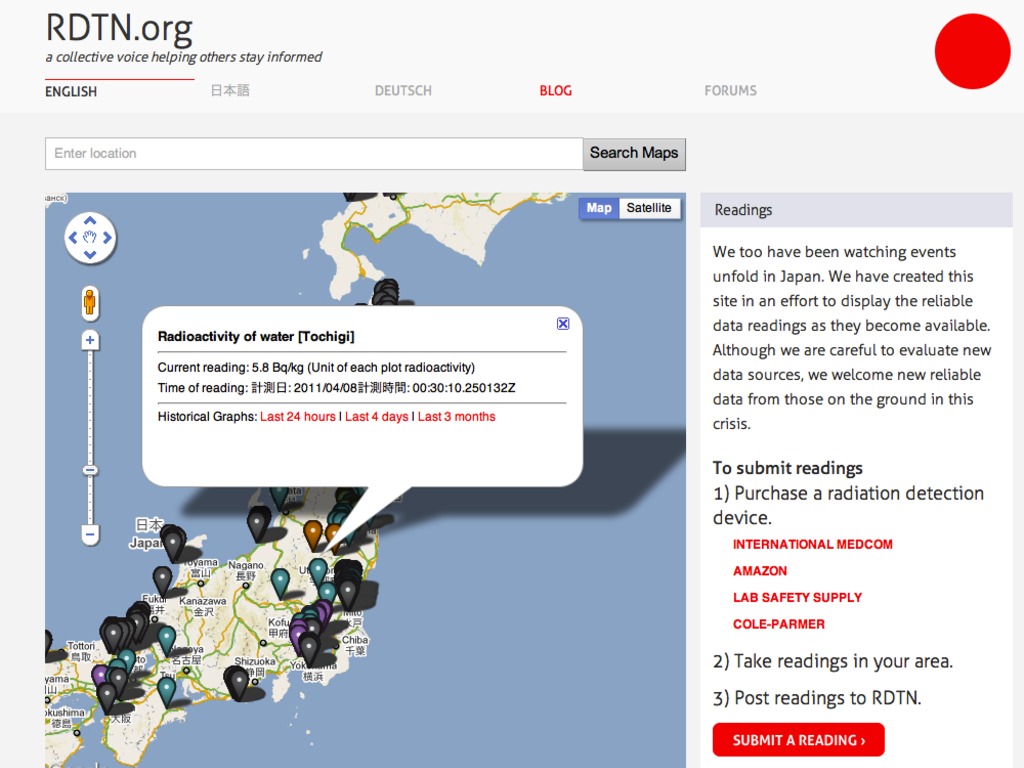 RDTN.org: Radiation Detection Hardware Network in Japan's video poster