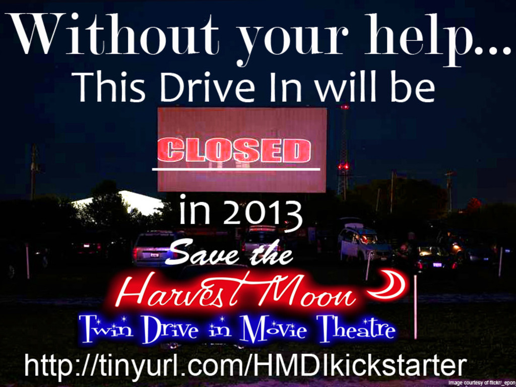 Rescue the Iconic Harvest Moon Drive In Theatre from closing's video poster