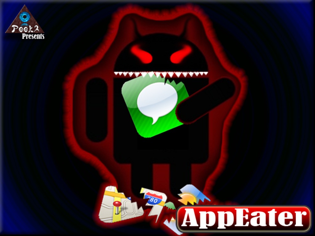 AppEater - Your Mobile desktop will never be safe again!'s video poster
