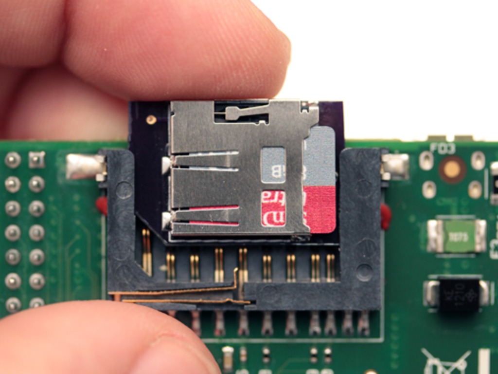 pIO - microSD Adapter for Raspberry Pi's video poster