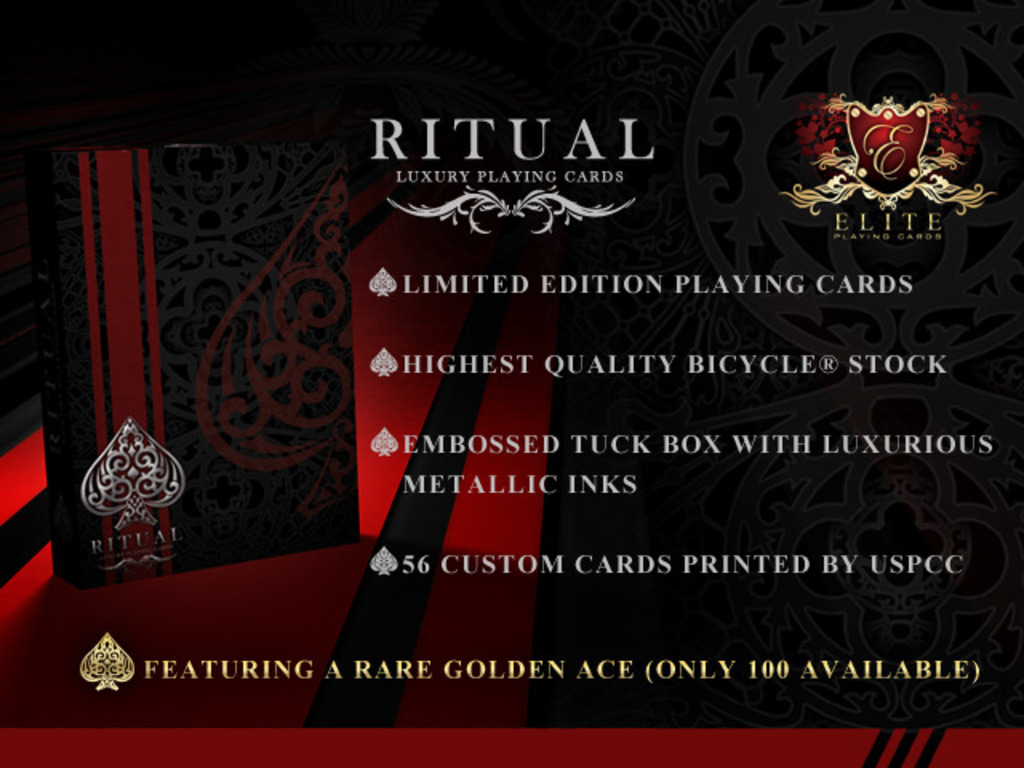 RITUAL Playing Cards Deck by Elite Playing Cards's video poster