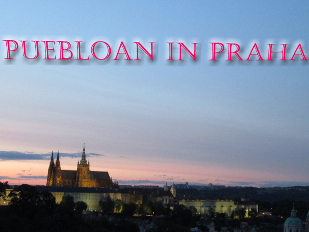 Puebloan in Praha's video poster