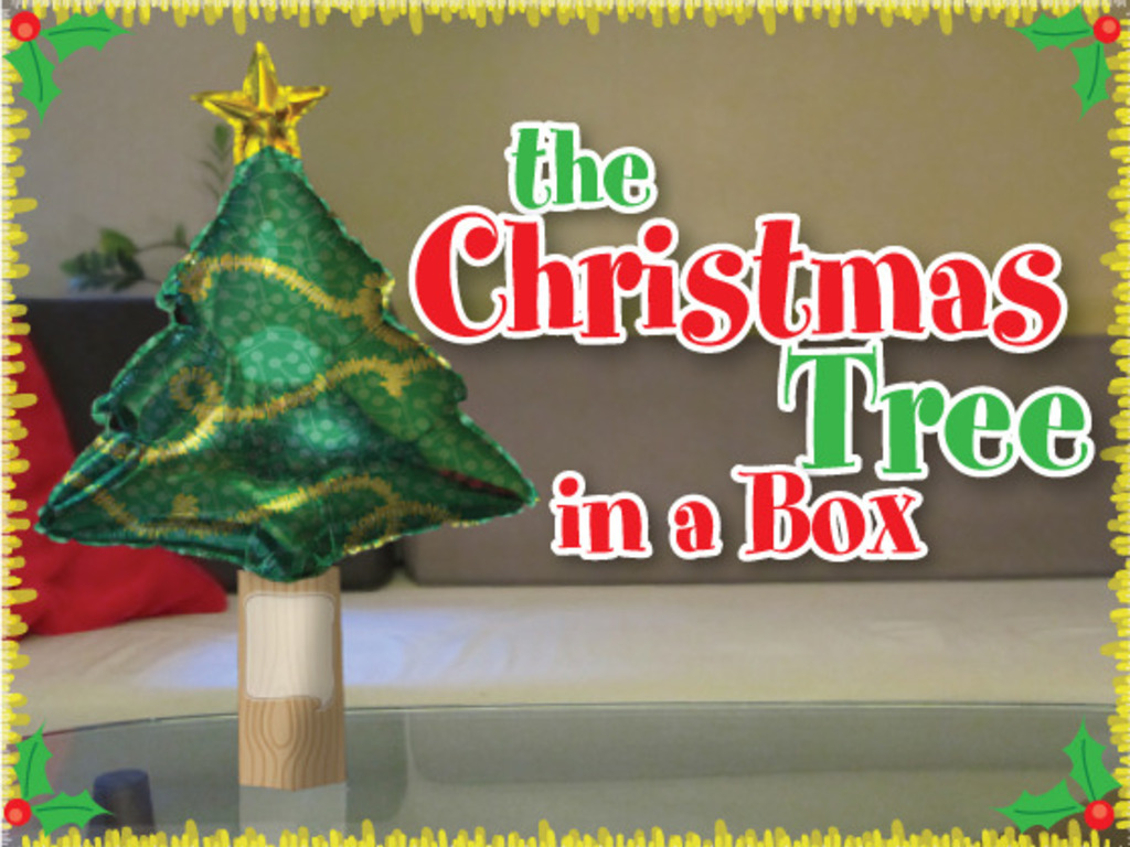 The Christmas-Tree-in-a-Box Greeting Card's video poster